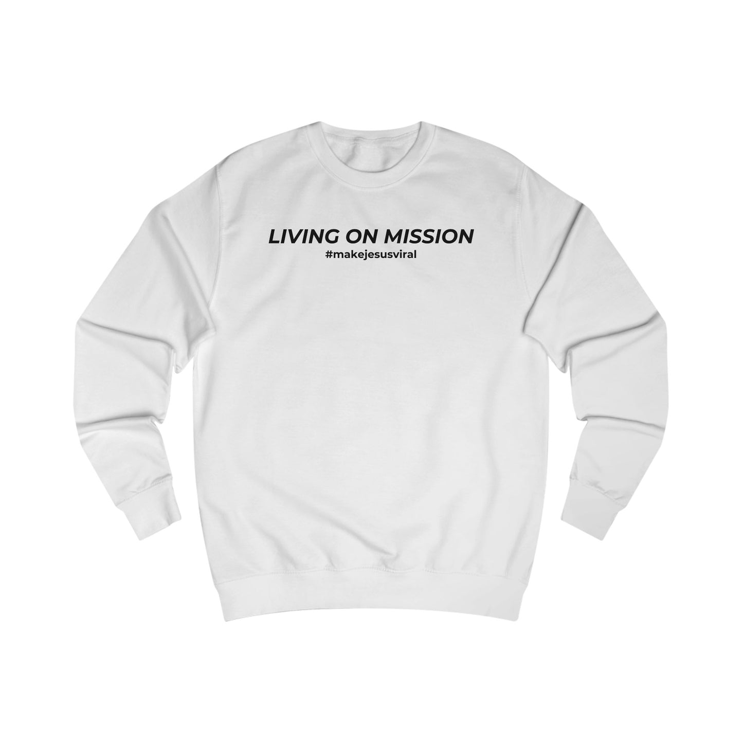 HDUB Cross Living on Mission Philippians 4:13 Sweatshirt