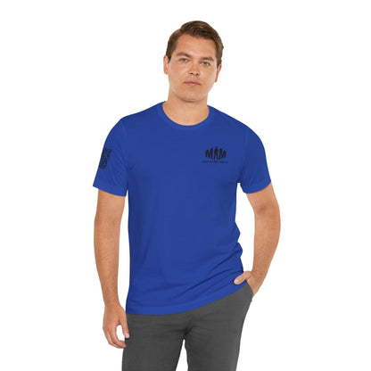 Man in the Mirror - Front MIM Logo with QR on Sleeve and How Can I Pray For You on back