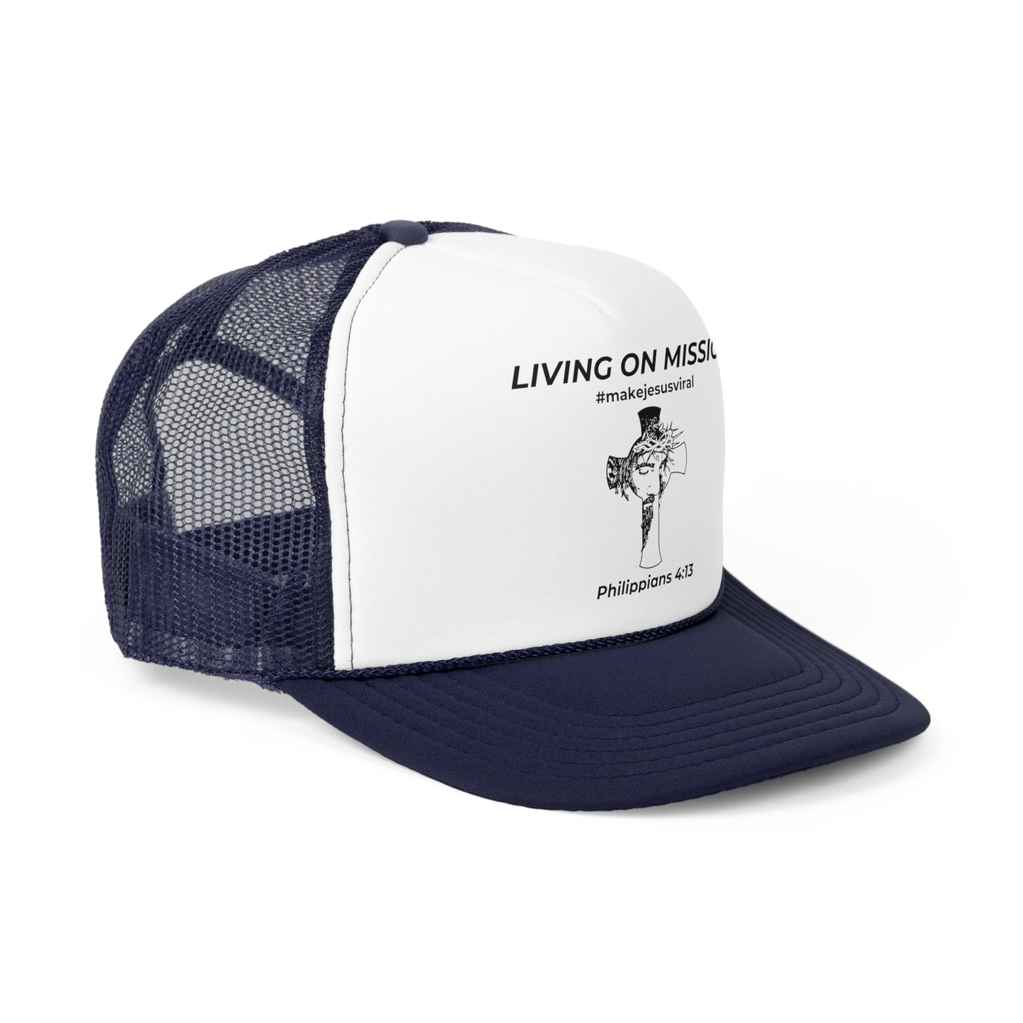 HDUB Cross Living on Mission Trucker Hat