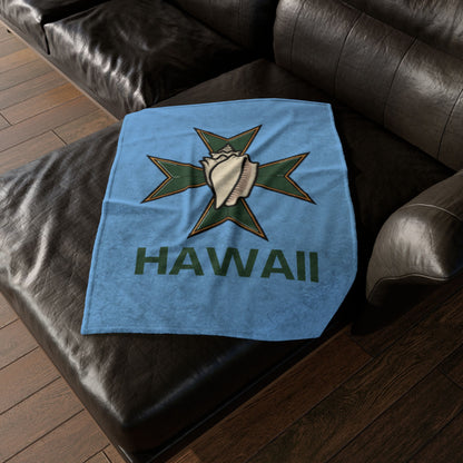 MHOSLJ Hawaii Throw Blanket - Blue