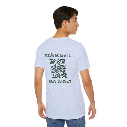 MHOSLJ New Jersey T-Shirt - Large Cross Front and QR Back