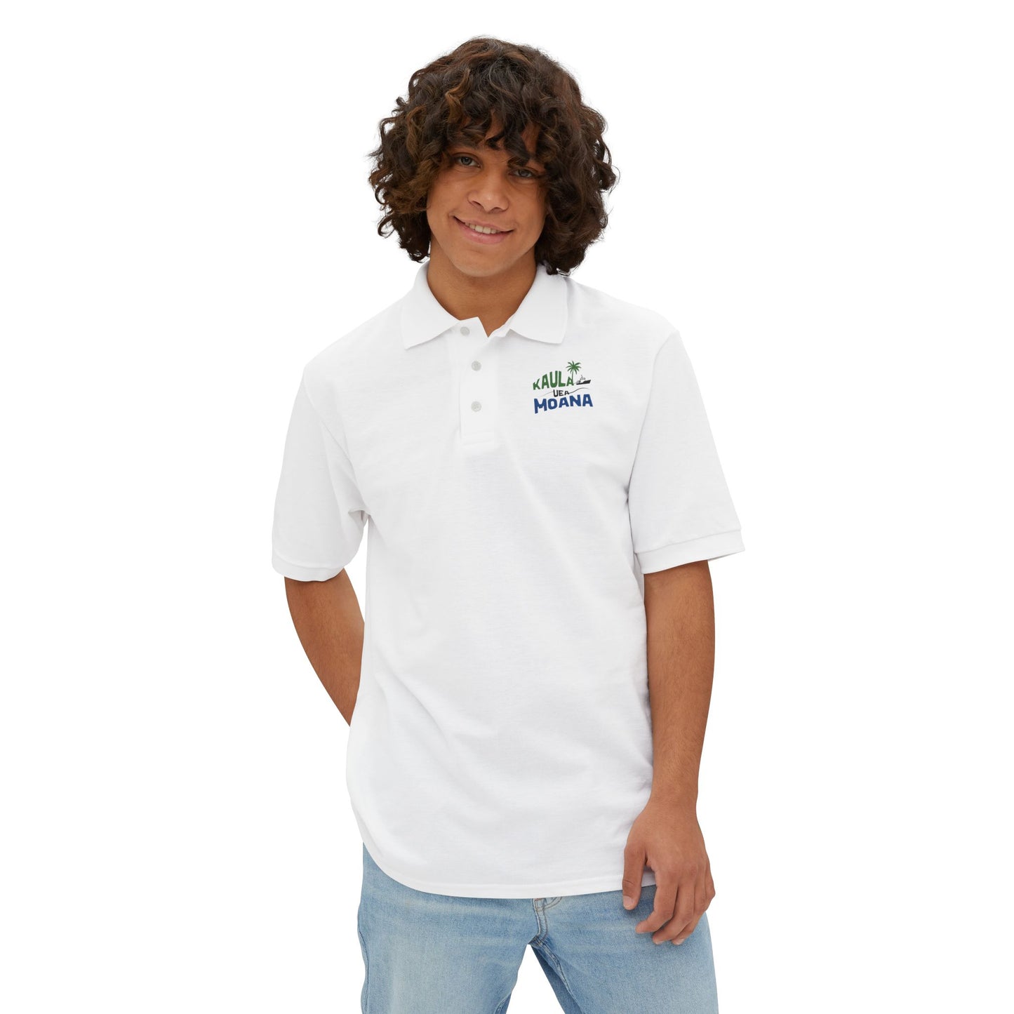 Kaula Uea Moana Men's Cotton Polo Shirt