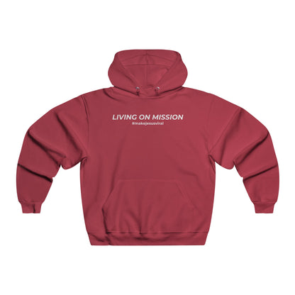 HDUB Cross Living on Mission John 3:16 Hooded Sweatshirt