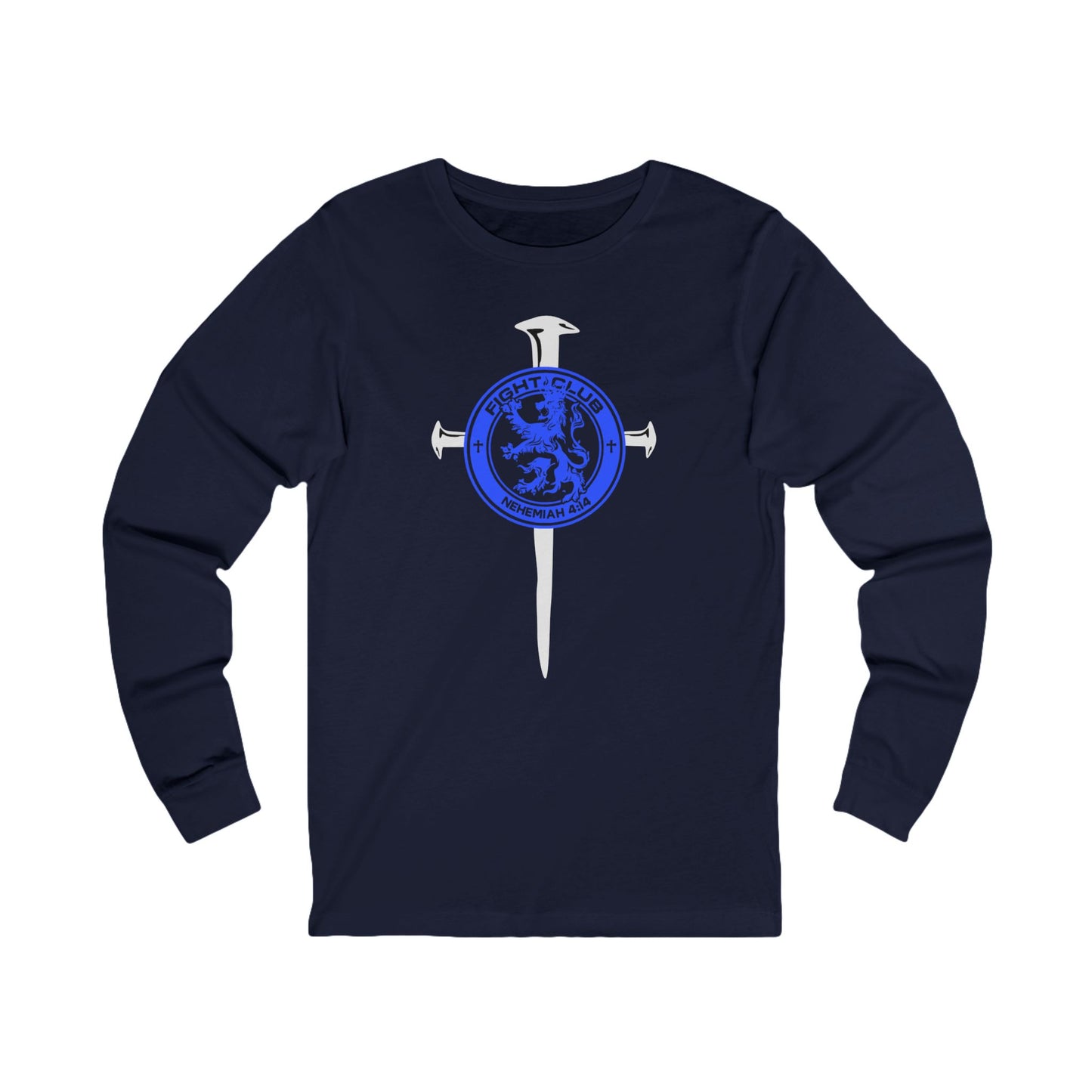 Fight Club Long Sleeve T-Shirt - Logo Cross Front