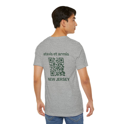 MHOSLJ New Jersey T-Shirt - Large Cross Front and QR Back