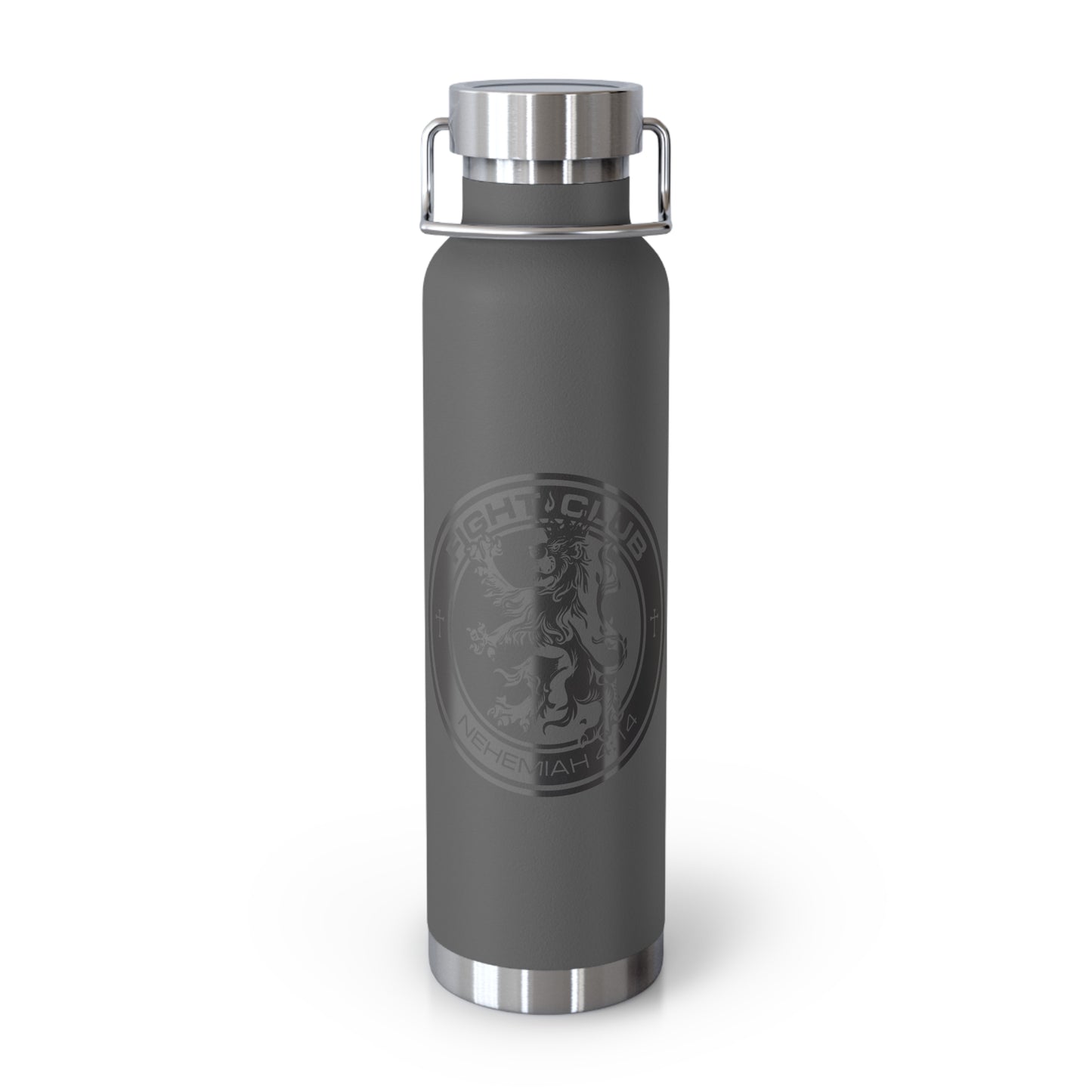 Fight Club Copper Vacuum Insulated Bottle, 22oz - Logo