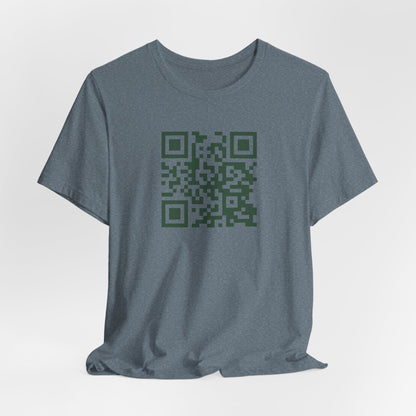 MHOSLJ Hawaii T-Shirt- QR Front and Green Cross Back