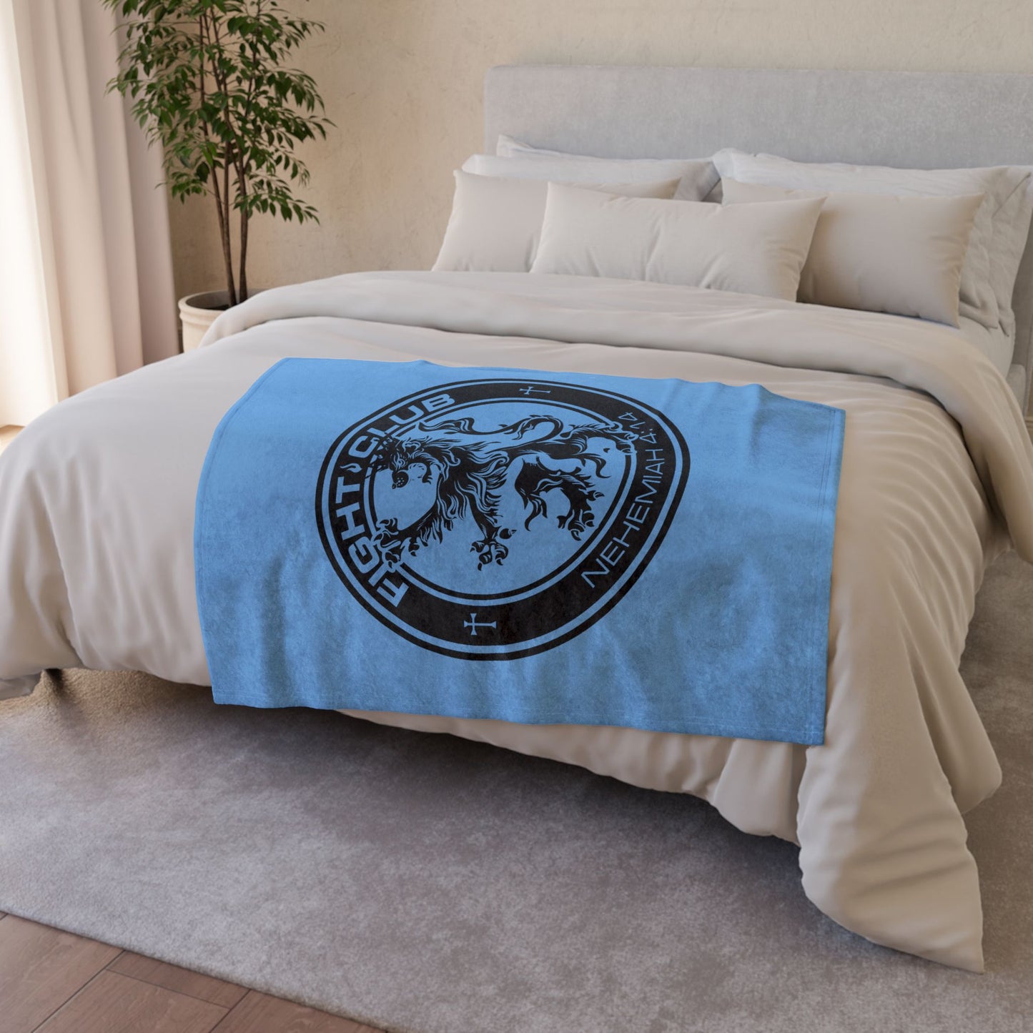 Fight Club Throw Blanket - Logo