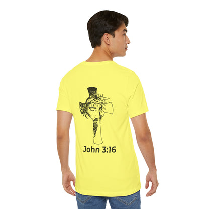 HDUB Cross Living on Mission John 3:16 T-Shirt