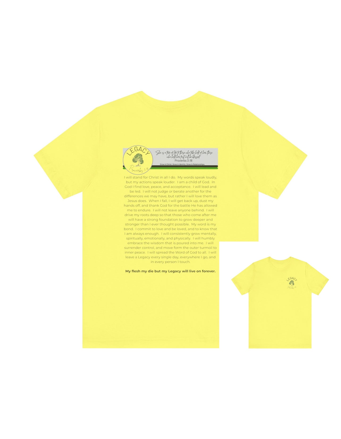 Legacy Tree Creed Cotton Blend Tee