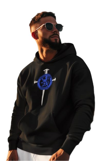 Fight Club Hooded Sweatshirt - Logo Cross Front