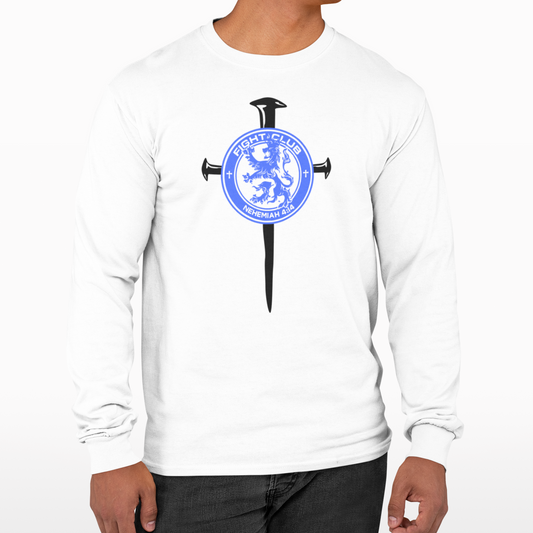 Fight Club Long Sleeve T-Shirt - Logo Cross Front